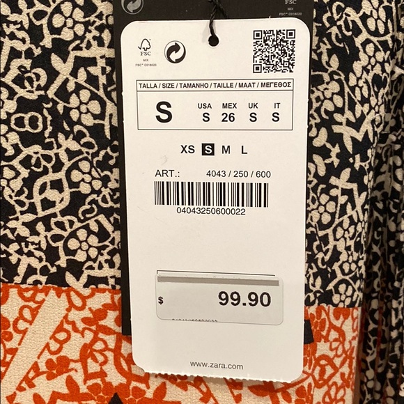 Zara Shift Dress *New* - Picture 2 of 4